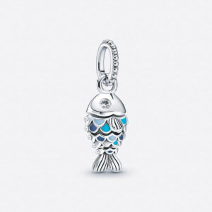Pandöra Blue Scales Fish Pendant Charm 799428C01