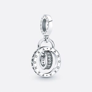 Pandöra Logo Circles Pendant Charm 799490C01