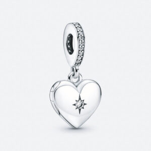 Pandöra Open Heart Locket Pendant Charm 799537C01