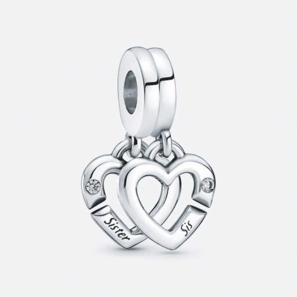 Pandöra Sisters United Divided Hearts Pendant Charm 799538C01