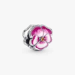 Pandöra Pink Pansy Flower Charm 790777C01