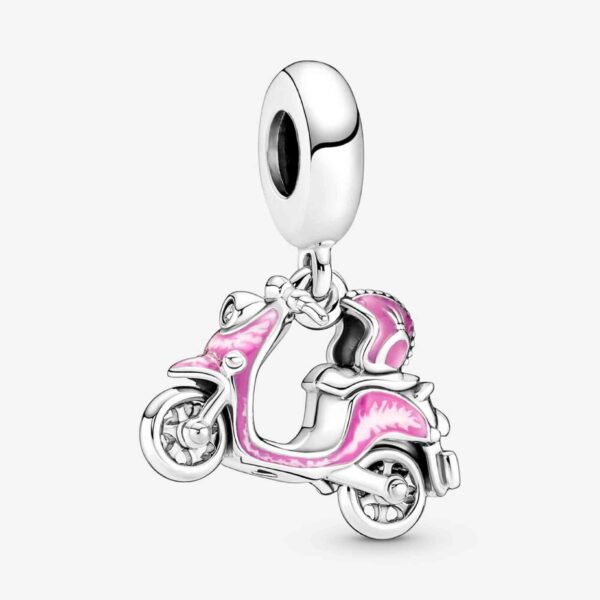 Pandöra Pink Scooter Dangle Charm 791057C01