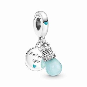 Pandöra Light Bulb Pendant Charm Glow in the Dark 791123C01