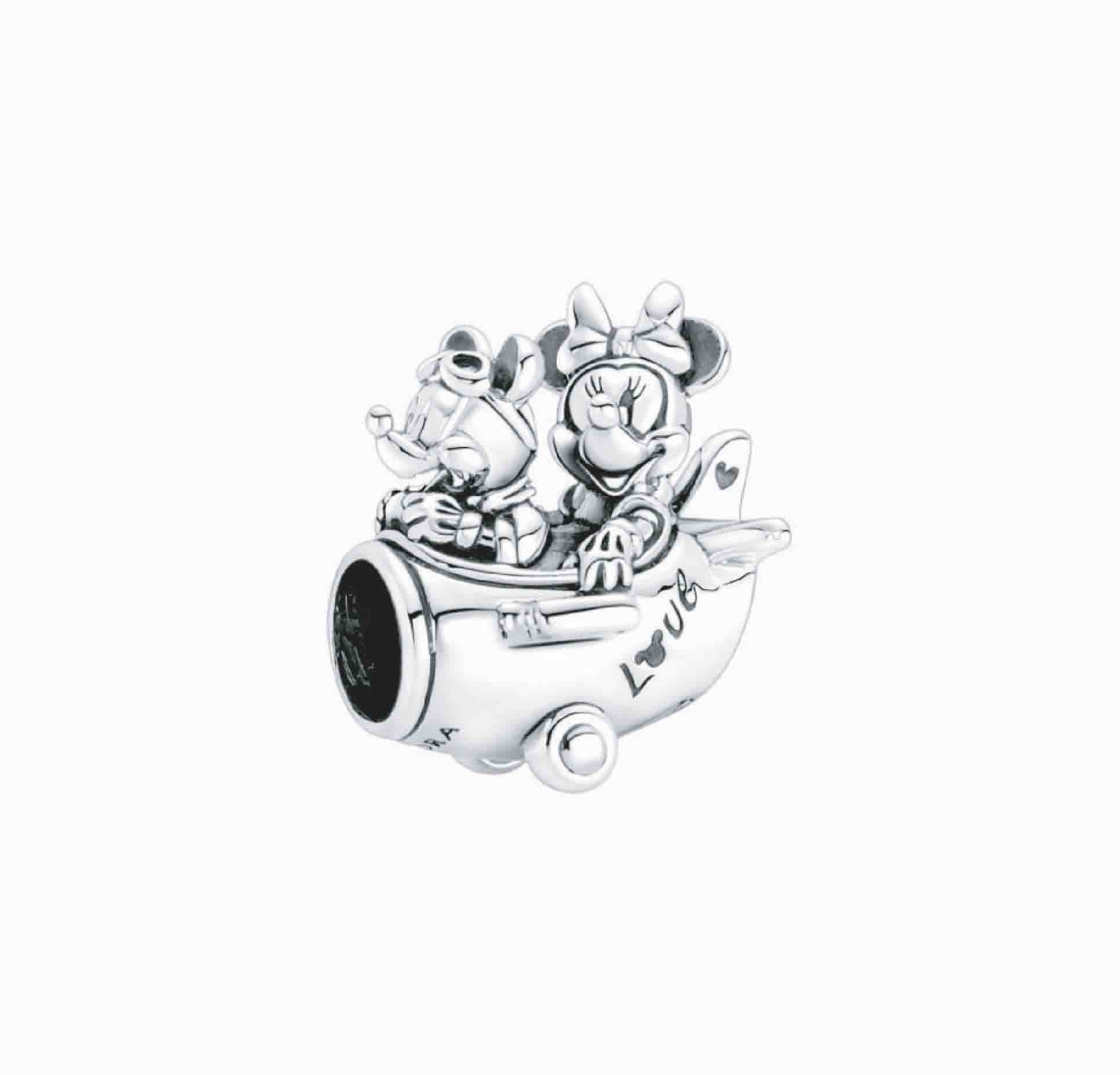 Pandöra Disney Mickey Mouse & Minnie Mouse Airplane Charm 790108C00